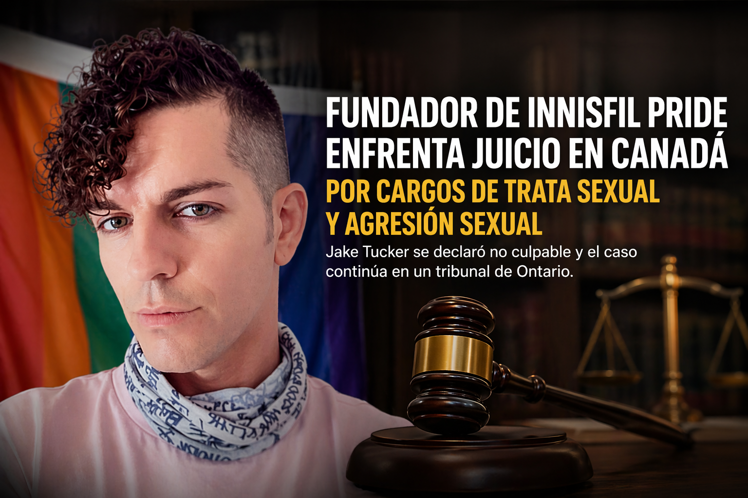 Fundador de Innisfil Pride enfrenta juicio en Canadá por cargos de trata sexual y agresión sexual