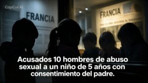Francia investiga a diez hombres por abuso  sexual contra un niño de cinco años en Lille, entre ellos su padre.